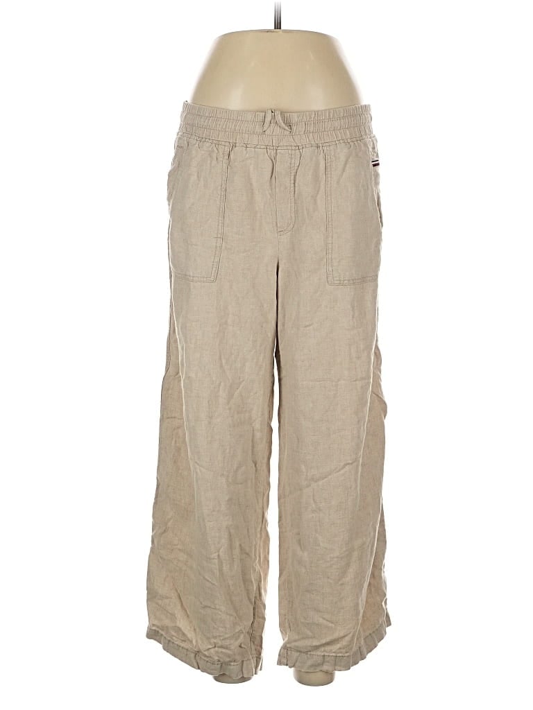 Pre-owned Tommy Hilfiger Linen Pants In Brown