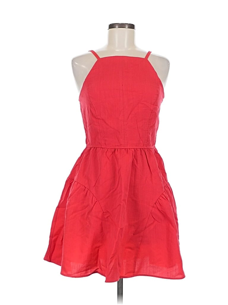 Pre-owned Francesca's Cocktail Dress In Red