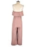 Babaton 100% Polyester Solid Pink Jumpsuit Size 4 - photo 2