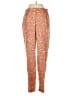 J.Crew 100% Polyester Print Orange Casual Pants Size 4 - photo 1