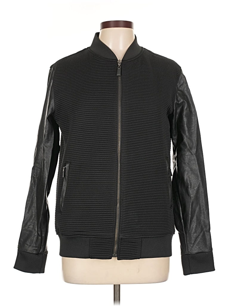 Pre-owned Straight Down Jacket In Black