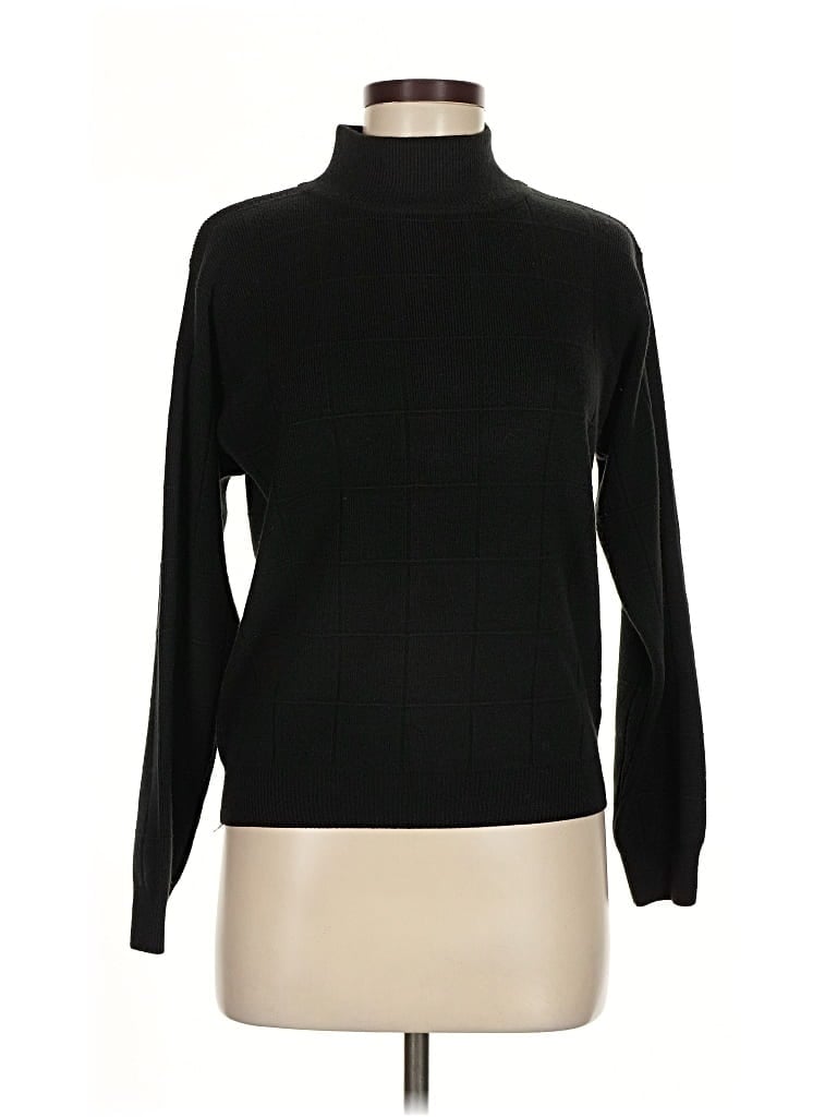 Pre-owned Dressbarn Turtleneck Sweater In Black