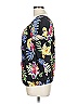 Cha Cha Vente Floral Black Short Sleeve Top Size L - photo 5