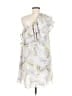 CeCe 100% Polyester Tropical White Cocktail Dress Size M - photo 2