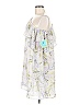 CeCe 100% Polyester Tropical White Cocktail Dress Size M - photo 5