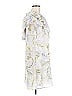 CeCe 100% Polyester Tropical White Cocktail Dress Size M - photo 4