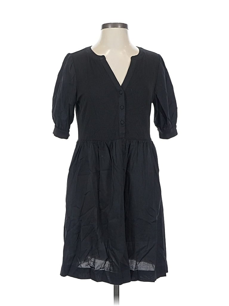 Pre-owned Ann Taylor Loft Casual Dress In Black