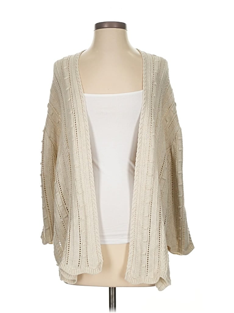 Pre-owned Autumn Cashmere Cardigan Sweater In White