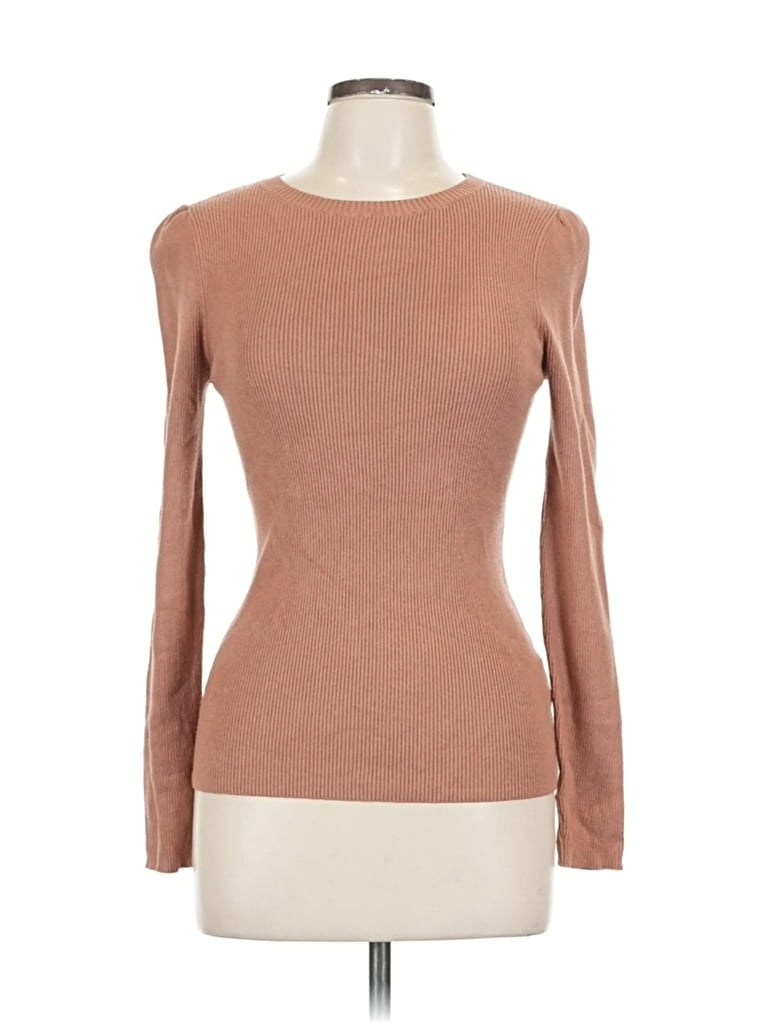 Pre-owned Lark & Ro Pullover Sweater In Brown