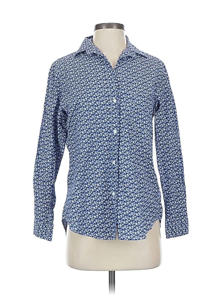 Grayson Long Sleeve Button Down Shirt In Blue