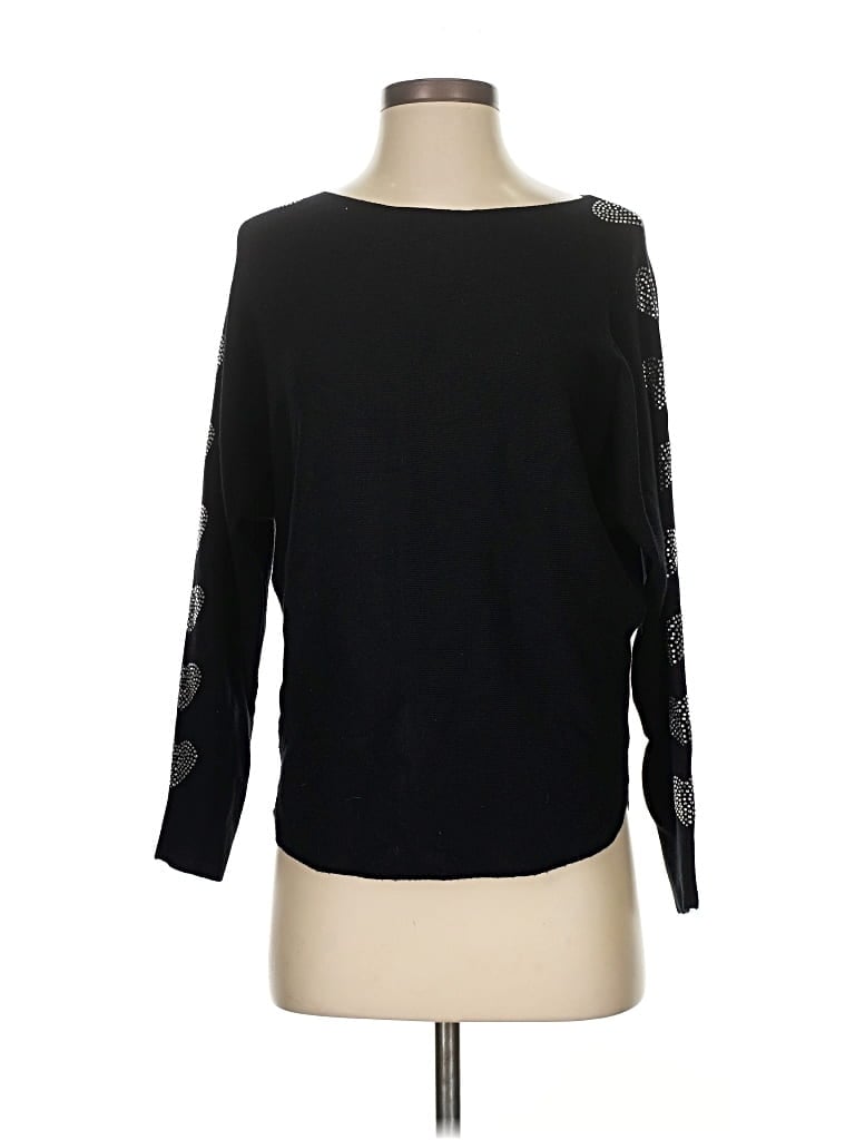 Pre-owned Liv Milano Pullover Sweater In Black