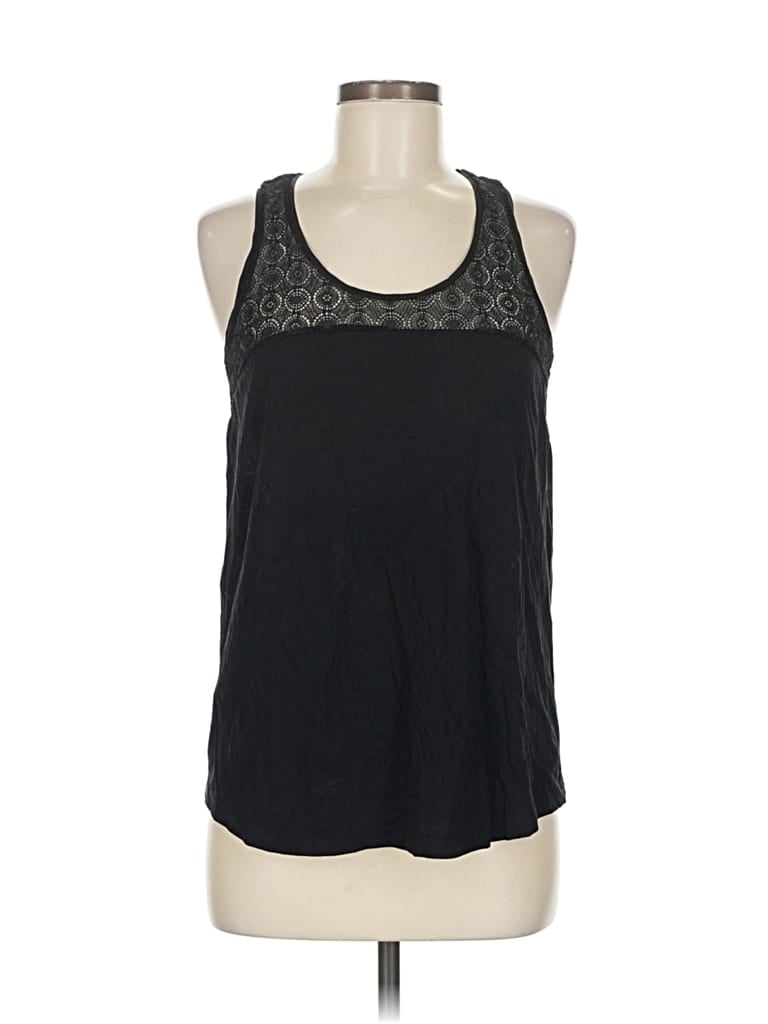 SANDRO Pre-owned Tank Top Black Halter Neckline Tops