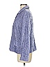 French Connection 100% Viscose Purple Blue Blazer Size 8 - photo 5