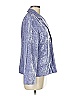 French Connection 100% Viscose Purple Blue Blazer Size 8 - photo 4