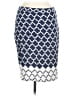 Max Studio Argyle Blue Casual Skirt Size M - photo 2