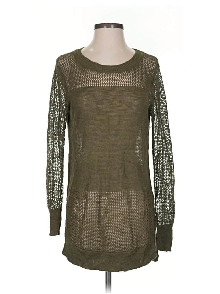 Pre-owned Banana Republic Pullover Sweater In Green