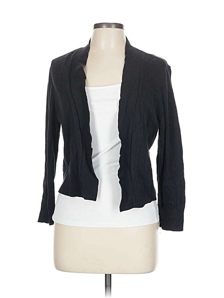 Pre-owned Ann Taylor Loft Outlet Cardigan Sweater In Black