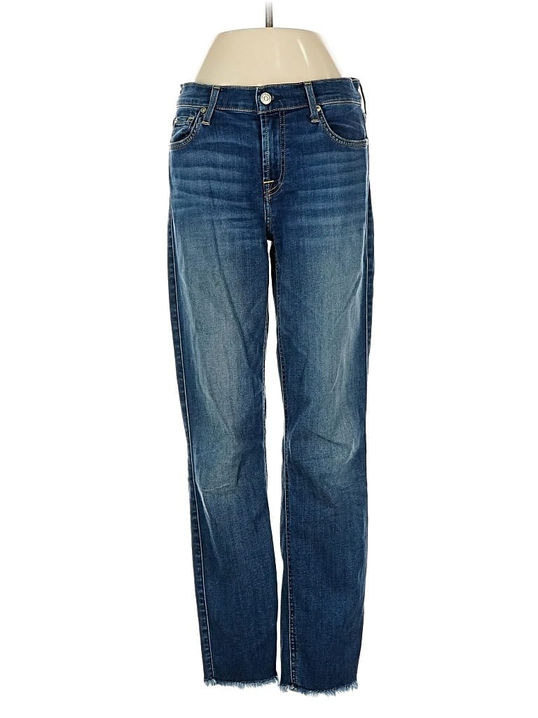 Pre-owned 7 For All Mankind Jeans In Blue