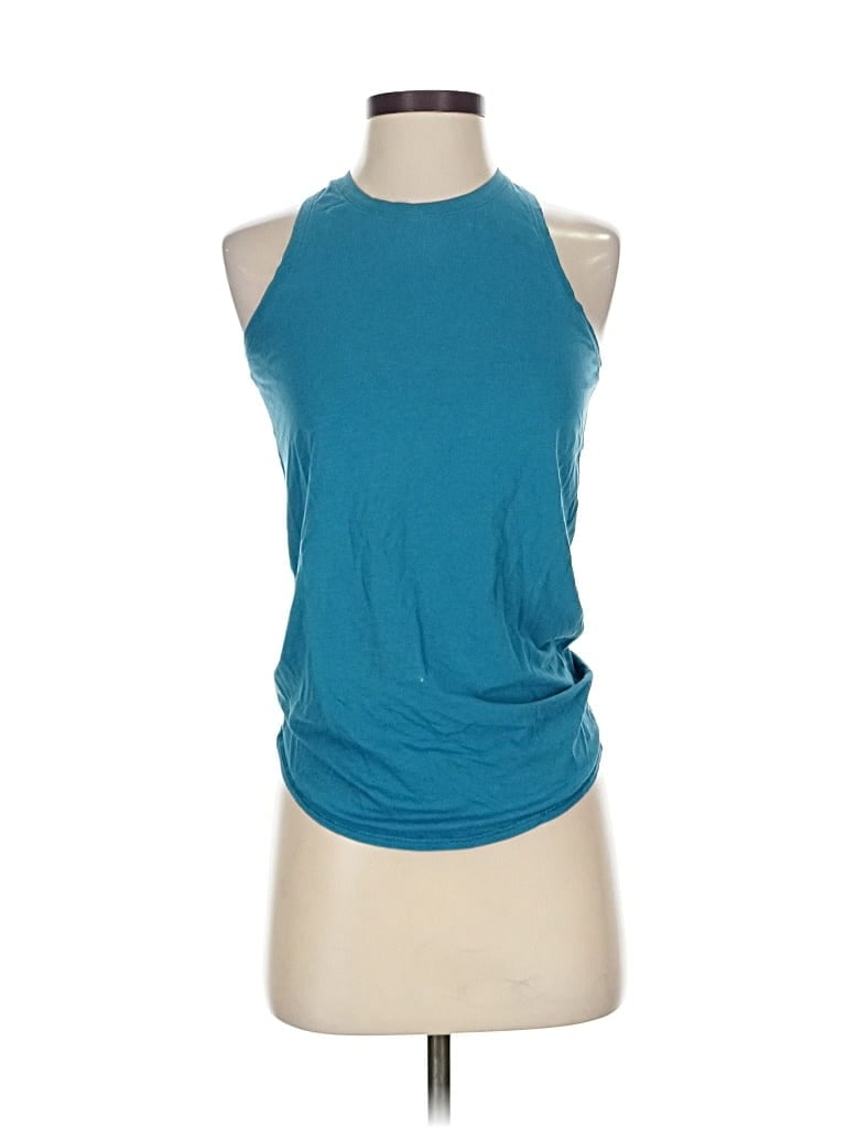Pre-owned Lululemon Athletica Sleeveless T-shirt In Blue