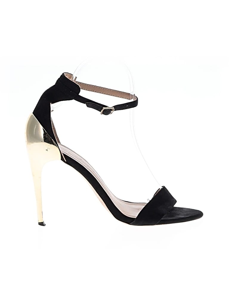 Pre-owned Zara Basic Heels In Black