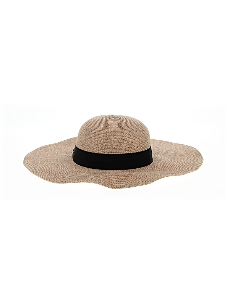 Pre-owned Furtalk Sun Hat In Yellow