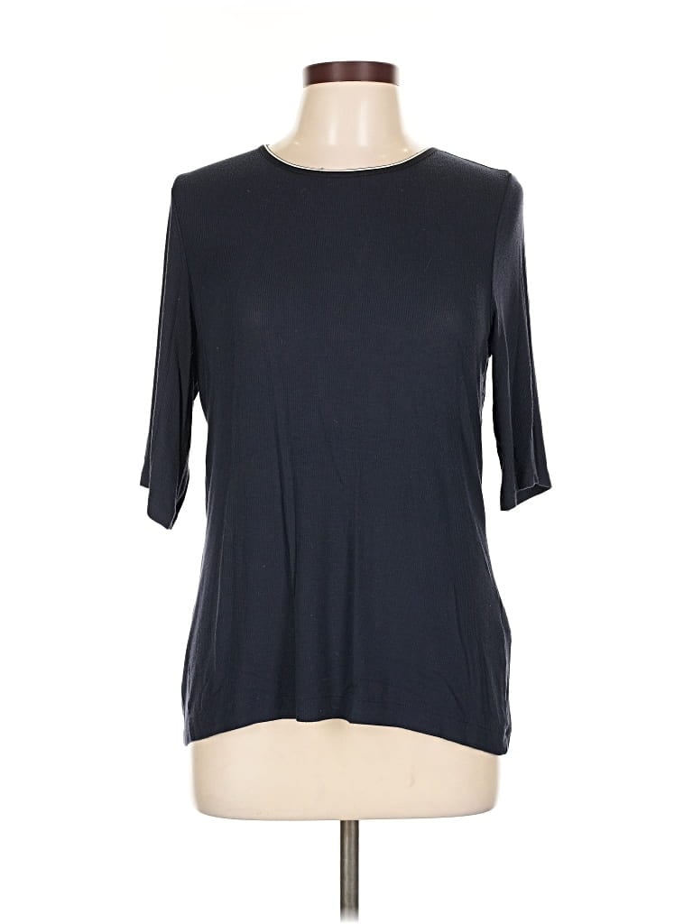 Pre-owned Banana Republic 3/4 Sleeve T-shirt In Black