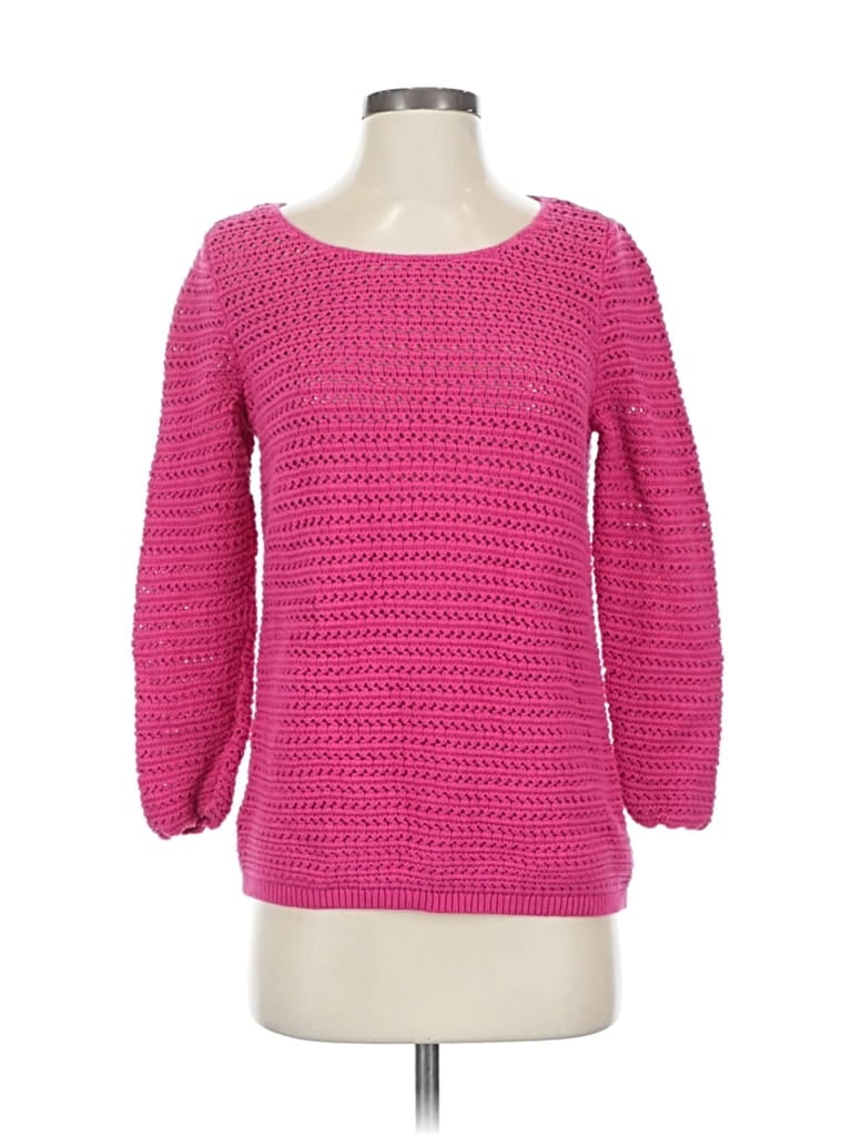 Pre-owned Ann Taylor Loft Pullover Sweater In Pink