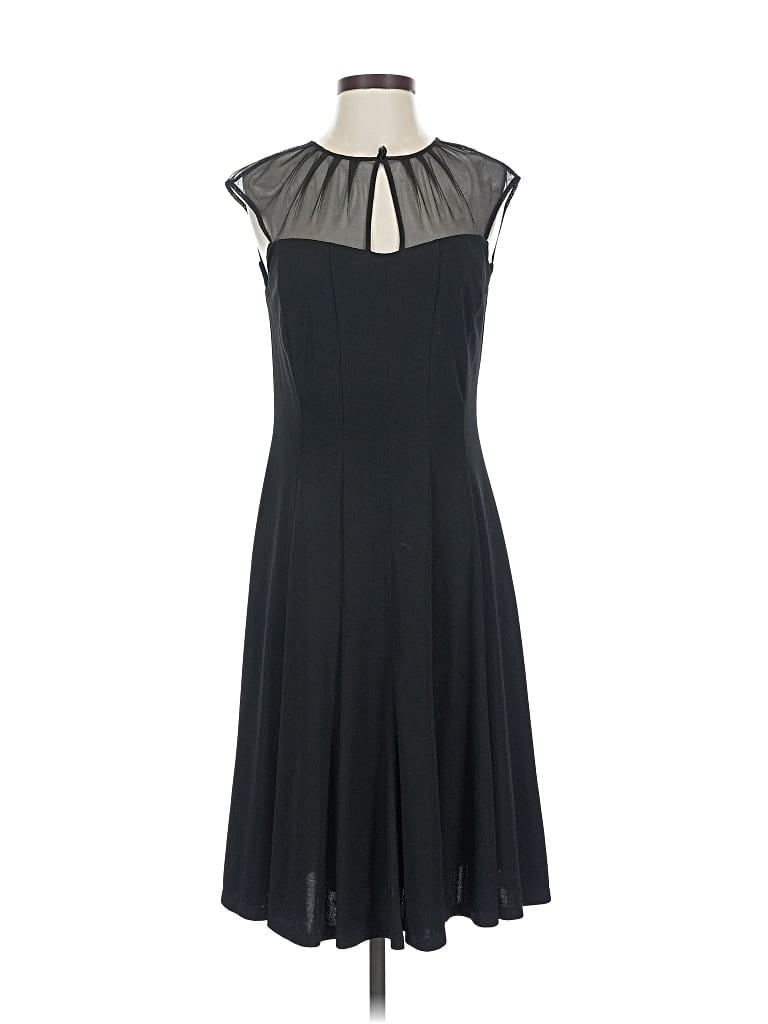 Pre-owned Leslie Fay Cocktail Dress In Black