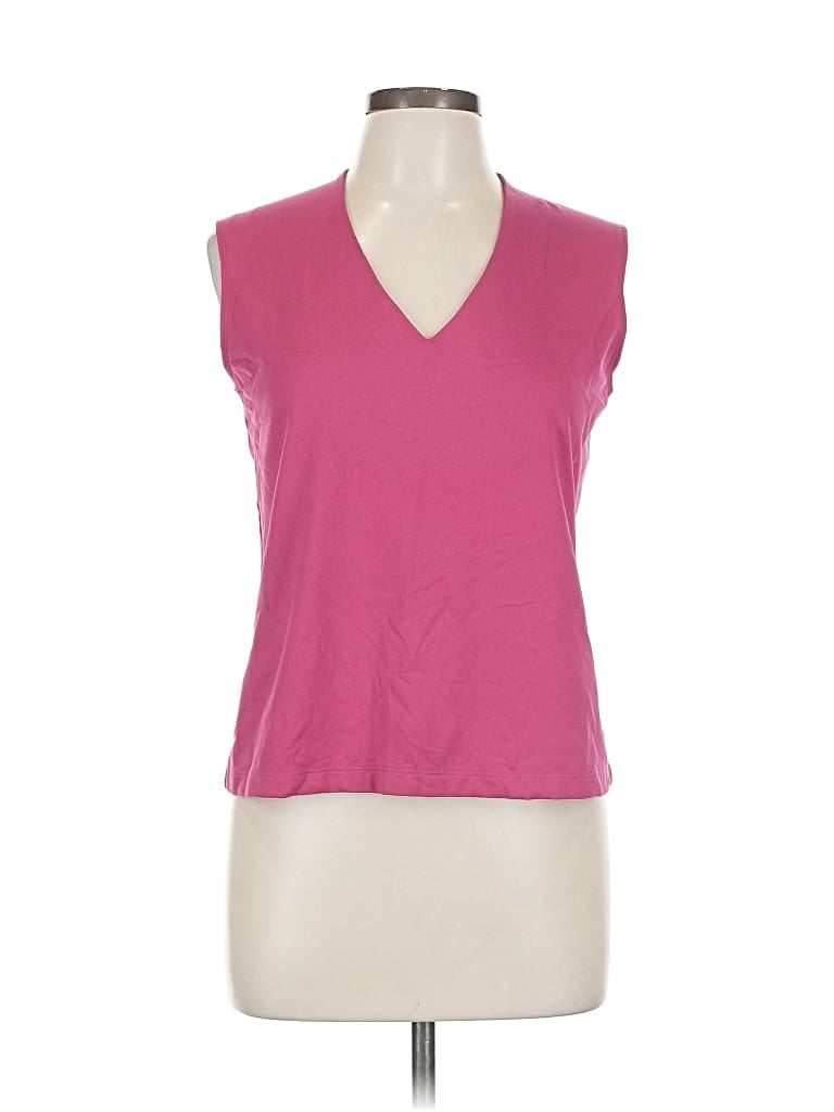 Pre-owned Chico's Sleeveless T-shirt In Pink