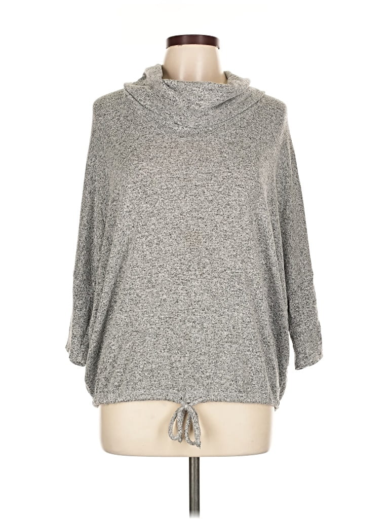 Pre-owned Green Envelope Pullover Sweater In Gray