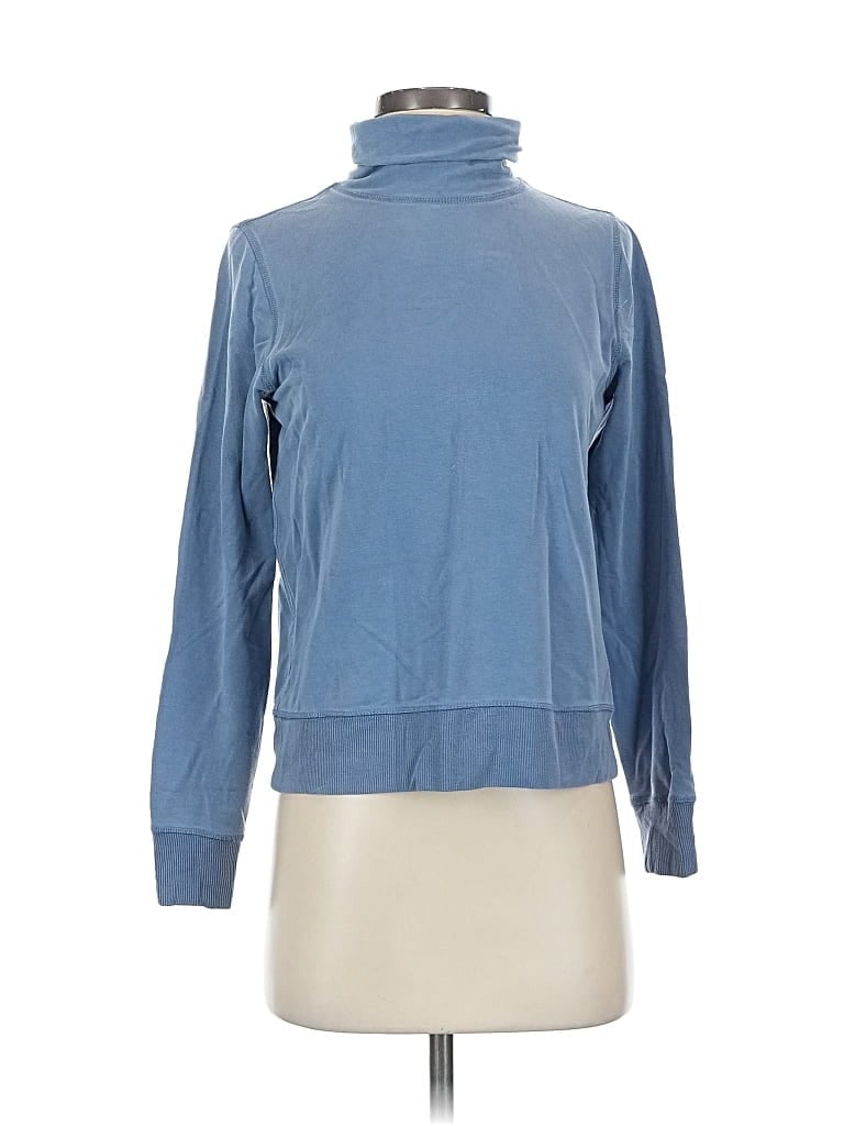 Pre-owned Workshop Republic Clothing Turtleneck Sweater In Blue