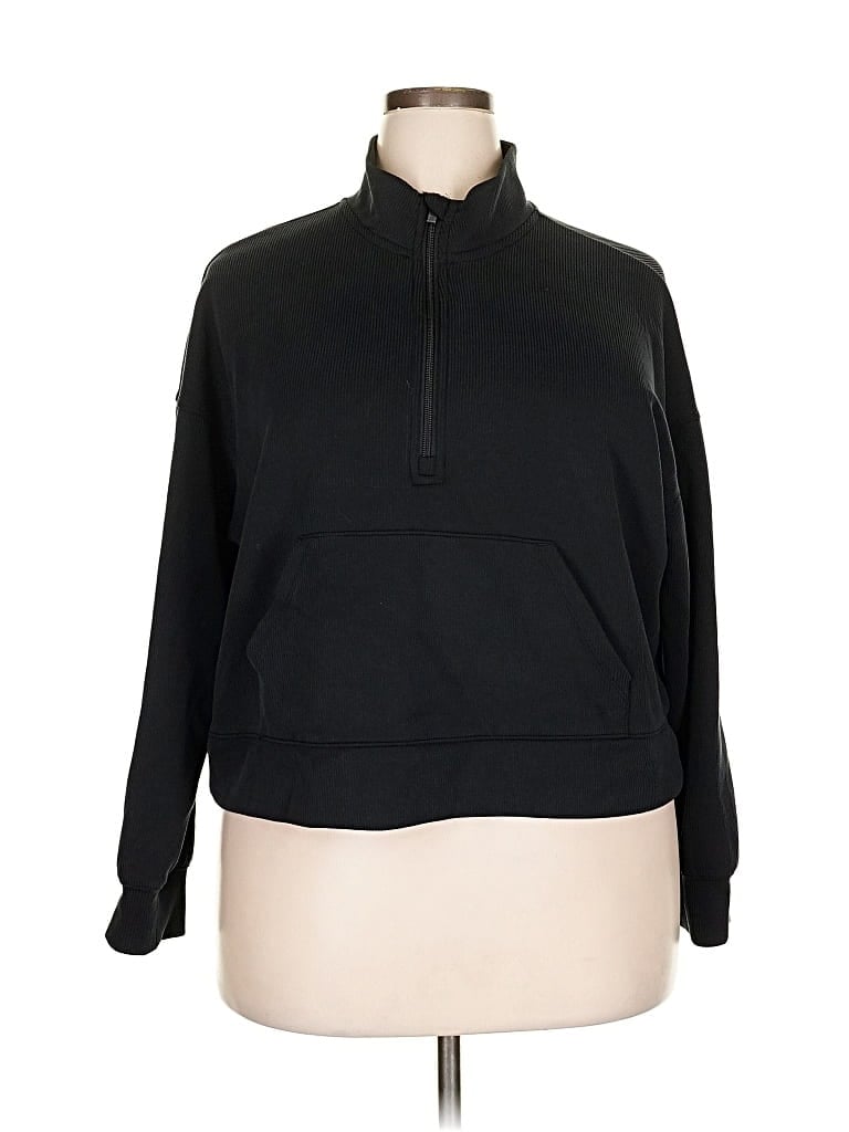 Pre-owned All In Motion Track Jacket In Black