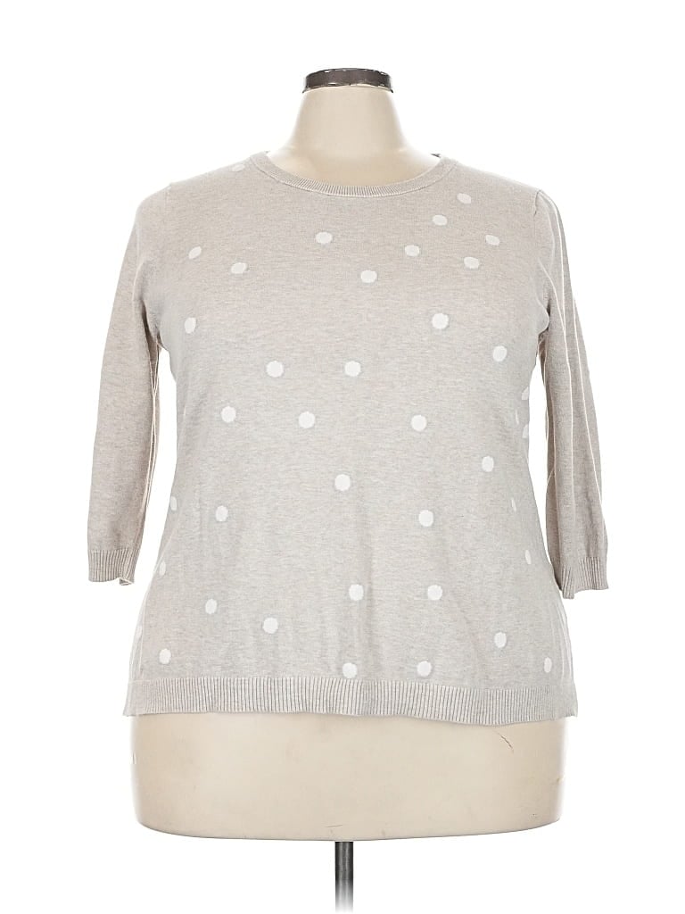 Pre-owned Talbots Outlet Pullover Sweater In Silver