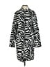 Jason Kole 100% Polyester Animal Print Black Coat Size S - photo 1