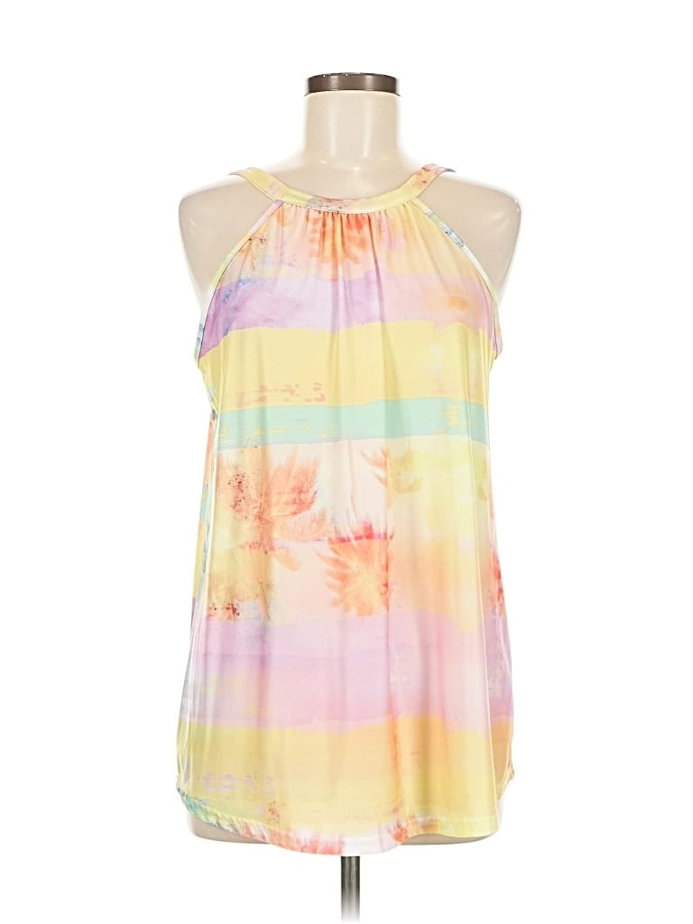 Pre-owned Loveu.dear Sleeveless Blouse In Yellow