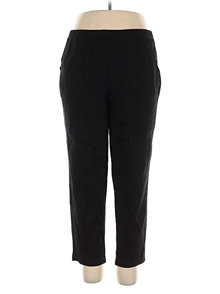 Pre-owned White Stag Casual Pants In Black
