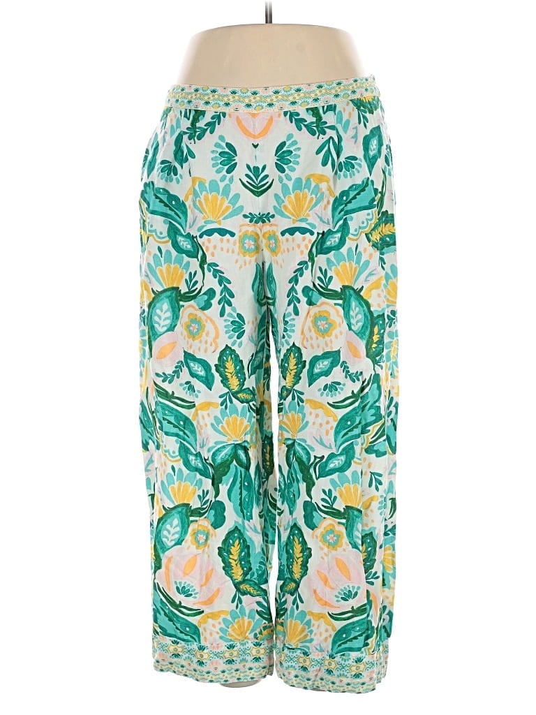 Pre-owned Ranna Gill Casual Pants In Green