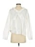 Pixie Market 100% Cotton White 3/4 Sleeve Blouse Size S (estimated) - photo 2