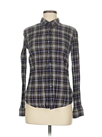James Perse Long Sleeve Button-Down Shirt (view 1)