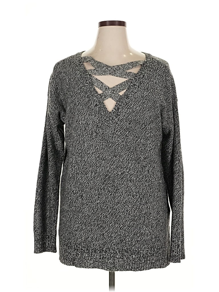 Pre-owned Arizona Jean Company Pullover Sweater In Gray