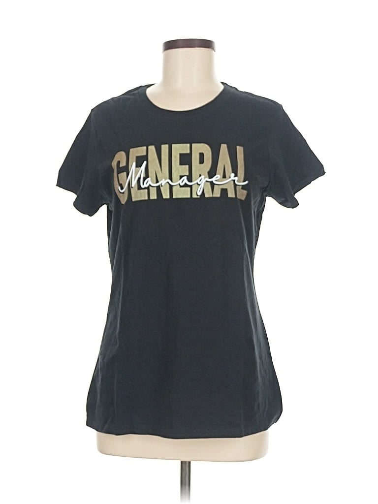 PORT & COMPANY Pre-owned Short Sleeve T-shirt In Black