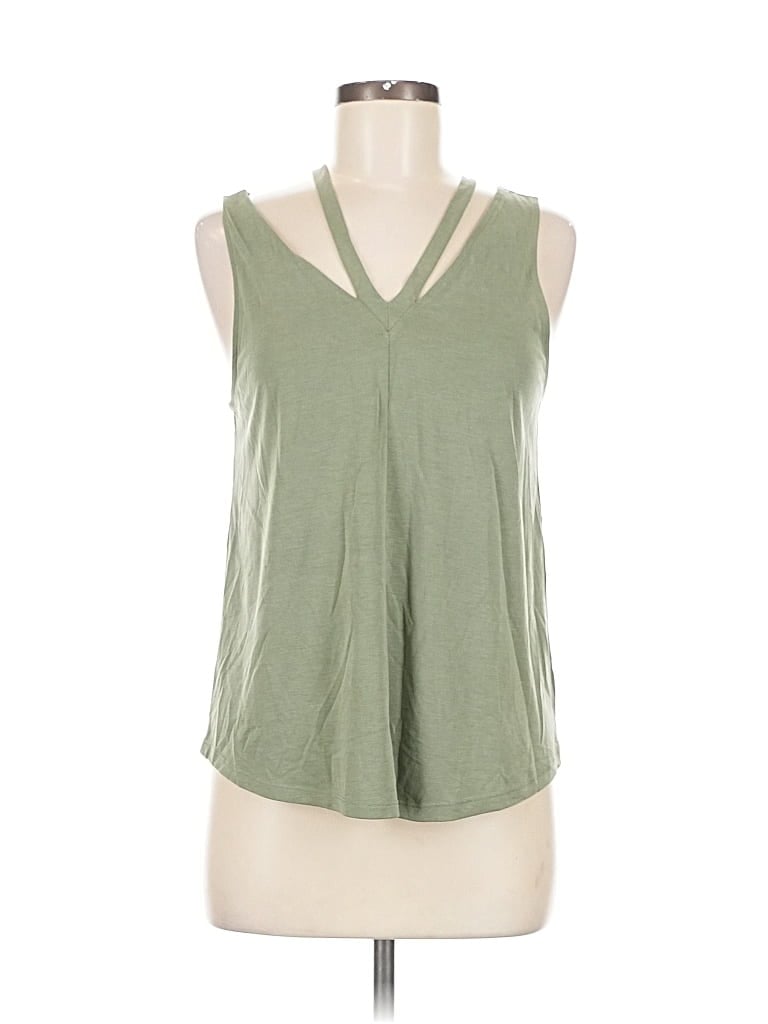 AMERICAN EAGLE OUTFITTERS Pre-owned Tank Top Green Halter Neckline Tops
