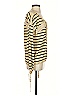 Free People Stripes Gold Tan Pullover Sweater Size S - photo 4