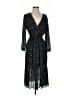 Point Sur 100% Polyester Stars Black Cocktail Dress Size 2 - photo 1
