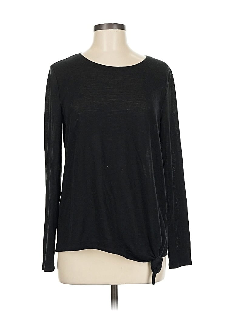 Pre-owned Gap Outlet Long Sleeve T-shirt In Black