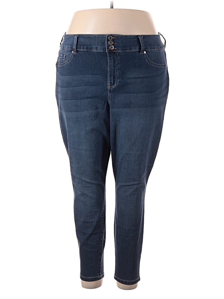 Pre-owned Torrid Jeggings In Blue