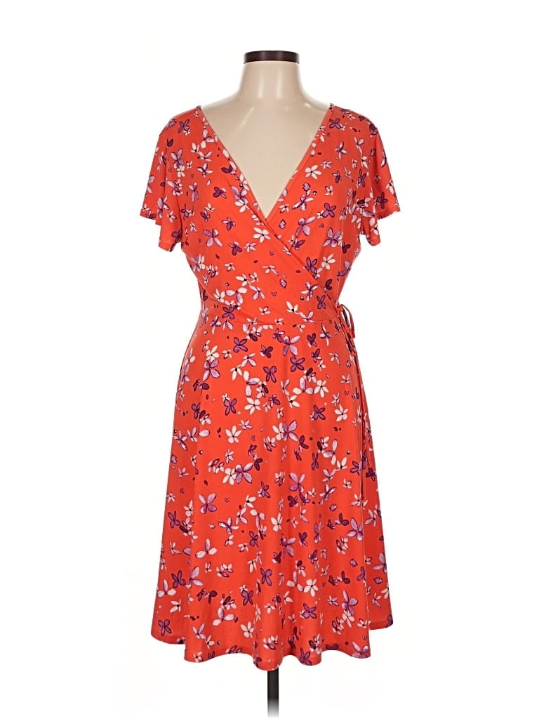 Pre-owned Kaileigh Casual Dress In Orange