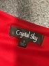Crystal Sky Solid Red Jumpsuit Size S - photo 4