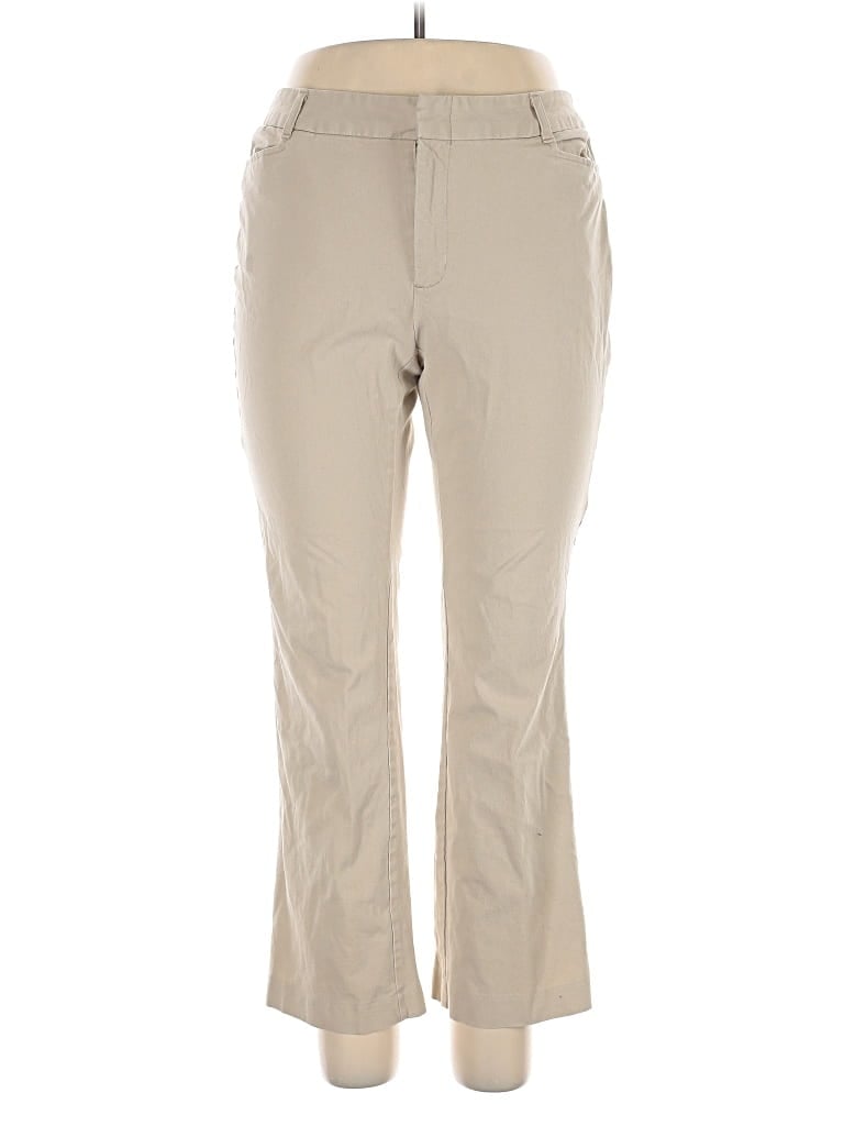 Pre-owned St. John's Bay Khaki Pant In Brown