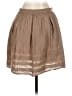 Modbe 100% Rayon Solid Tan Casual Skirt Size S - photo 2